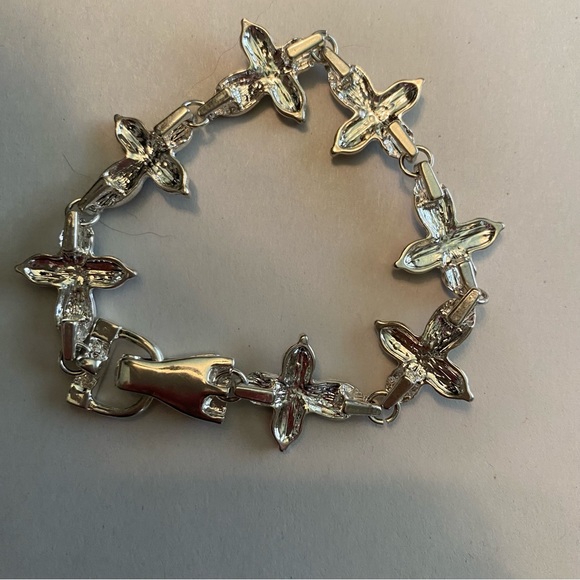 Silver Bracelet Crosses With Turquoise Stones - Picture 4 of 11
